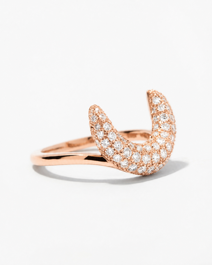 The Moon Pavé, Anello