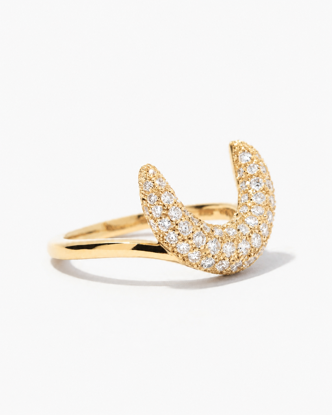 The Moon Pavé, Anello
