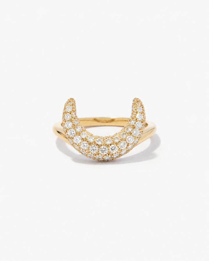 The Moon Pavé, Anello